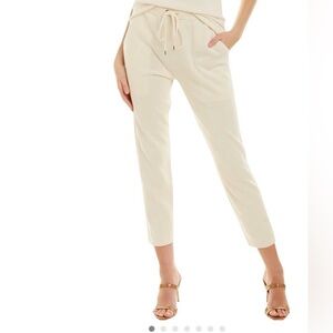 St John beige sweatpants with elasticized waistband size M